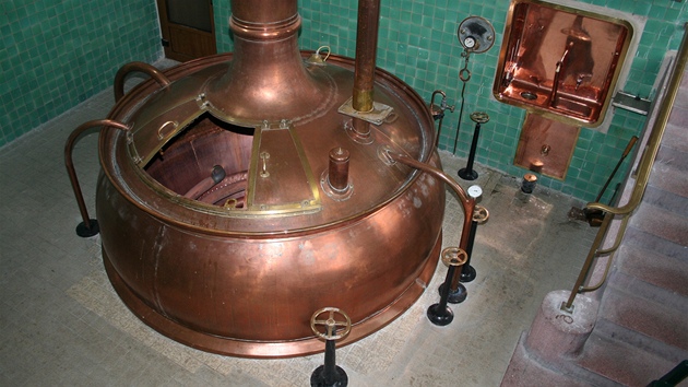 Varna v pivovaru v Dobruce z roku 1936, kde se dodrují pvodní postupy