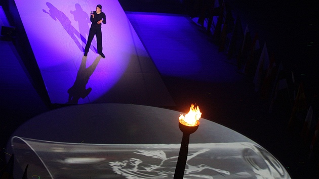 Zahajovací ceremoniál 10. evropské olympiády mládeže v liberecké Tipsport areně.