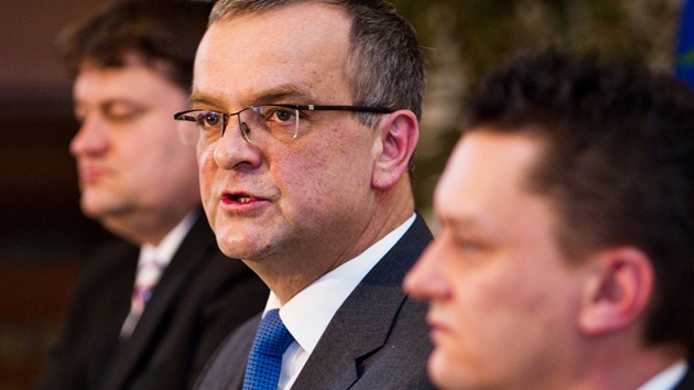 Ministr financí Miroslav Kalousek se pochlubil s rozklíováním kauzy Promopro. (17. února 2011)