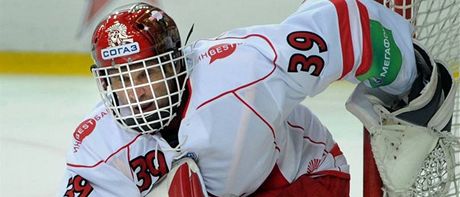Dominik Haek si v KHL pipsal první nulu.