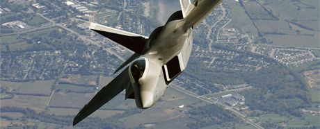 F-22 Raptor, povaovaný za nejlepí stíhací letoun, který nyní je ve výzbroji....
