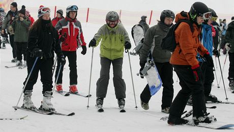 Lyam se nelíbí fotografování na skipasy (ilustraní foto).