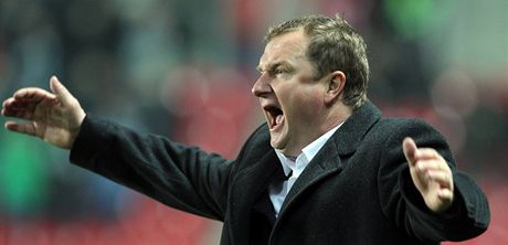 ALE NE! Plzeský trenér Pavel Vrba se zlobí na své svence.