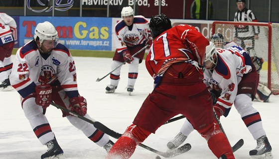 Z duelu Havlíkv Brod (v bílém) - Olomouc.