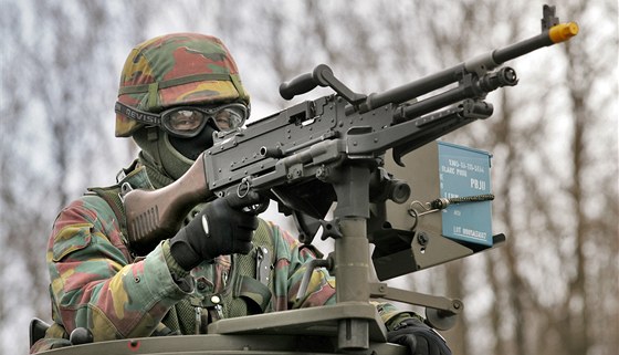 Belgický voják, ilustraní foto.