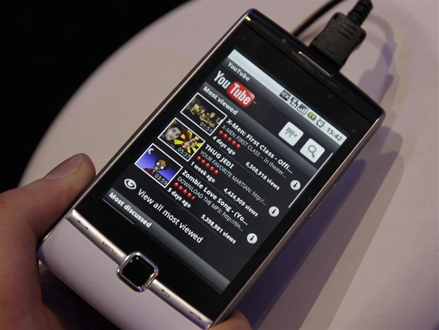 Model U8500 je jednou z pedstavených novinek spolenosti Huawei