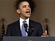Americk prezident Barack Obama se vbec poprv vyjdil k situaci v Libyi ( 23. nora 2011)