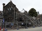 Msto Christchurch na Novém Zélendu po zemtesení. (22.2. 2011)