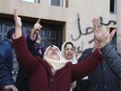 Lidé protestují v Benghází na východ zem