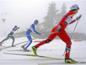 SKIATLON. Bkyn na lych svd souboj na mistrovstv svta v Oslu ve skiatlonu na 15 kilometr.