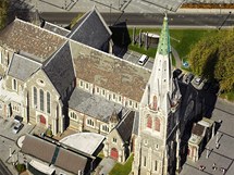 Katedrla v novozlandskm Christchurchu.
