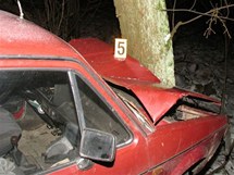 Nehoda u obce Rovn na Sokolovsku