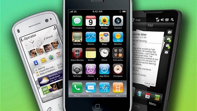 Smartphonm s dotykovým displejem vládne iPhone
