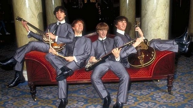 Voskové figuríny �len� Beatles.