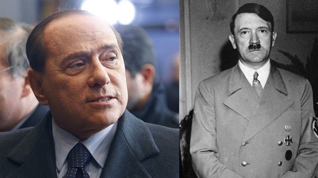 Silvio Berlusconi a Adolf Hitler