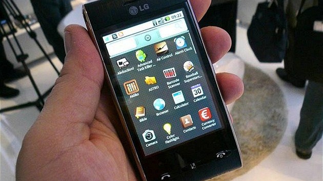 Novinky LG z MWC 2010 v Barcelon� (LG GT540)