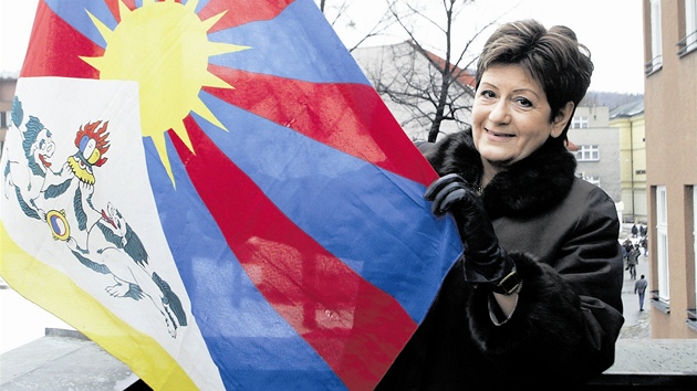 M�sta op�t budou vyv�ovat tibetské vlajky.