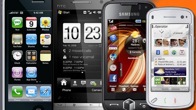 Srovnání rychlosti iPhonu, Nokia N97, Samsungu Jet a HTC Diamond 2