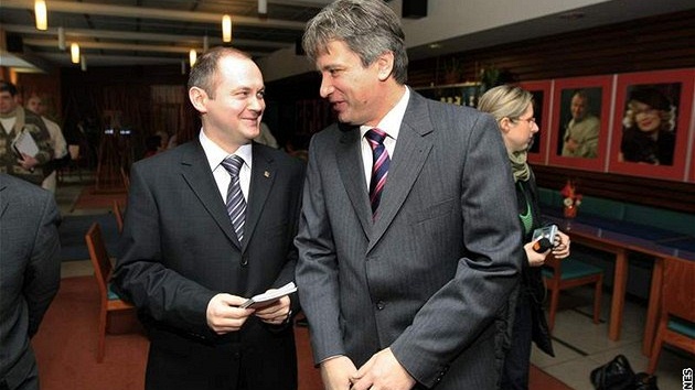 Primátor m�sta Brna Roman Onderka a hejtman Michal Ha�ek dnes jednali o spole�ných projektech m�sta a kraje 