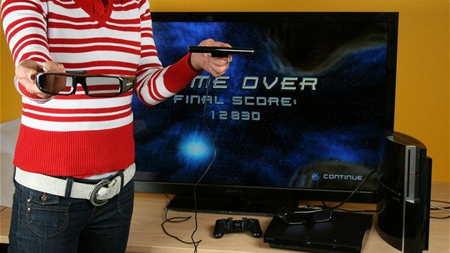 Sony 3D televize a Playstation 3