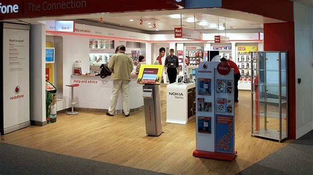 Sídlo Vodafone - Obchod ve Vodafone House