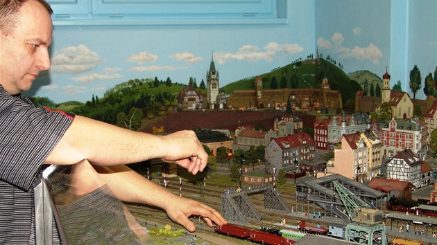 Model eleznice na Hatích na Znojemsku.