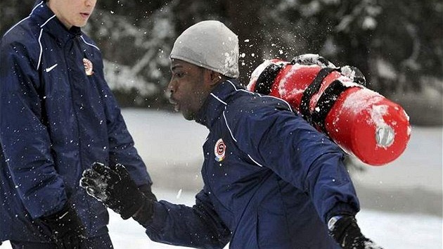 Bony Wilfried, útoník Sparty bhem zimní pípravy