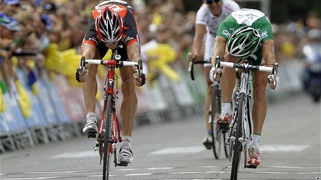 Imanol Erviti (vlevo) a Nicolas Roche