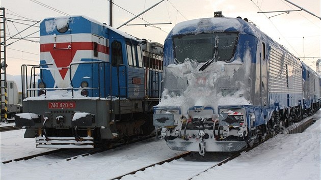 Zábr z termokamery - test prohátí lokomotivy