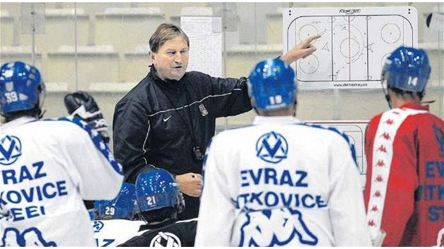 Trénink hokejist� Vítkovic