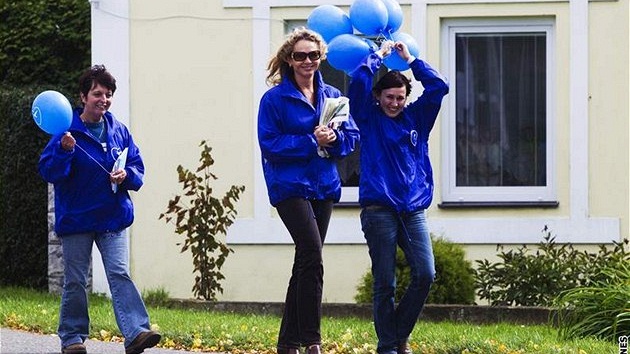 Lucie Talmanová zahájila ve Svatém Mikulái svou volební kampa do Senátu. 16. 9. 2010