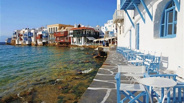 ecko, Mykonos asn ráno