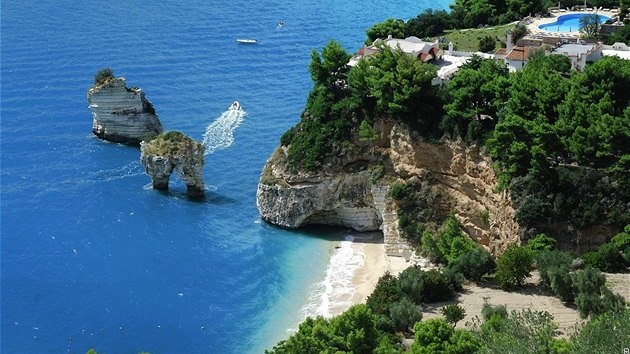 Itálie, Apulie, Gargano, Baia delle Zagare