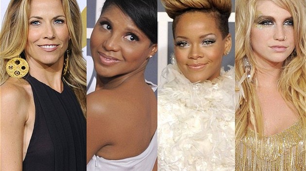 Sheryl Crow, Toni Braxton, Rihanna, Kesha  