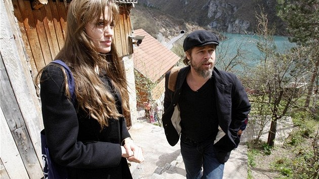 Angelina Jolie a Brad Pitt v Bosn a Hercegovin 