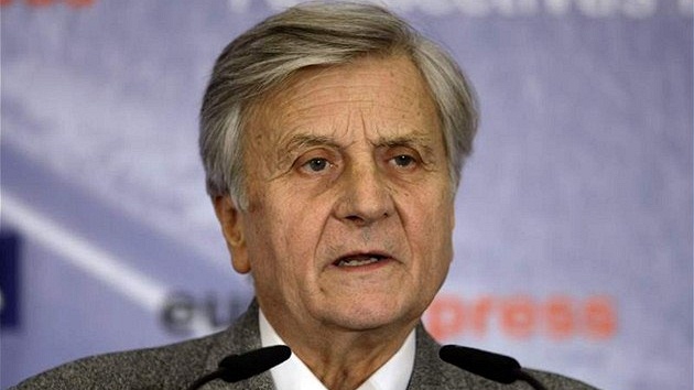 Prezident Evropské centrální banky Jean-Claude Trichet. 