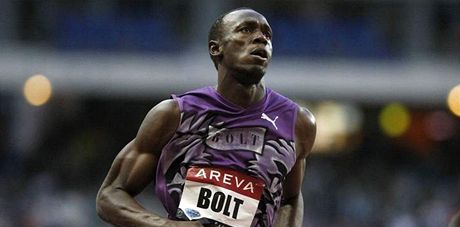 Usain Bolt na mítinku Diamantové ligy v Paíi