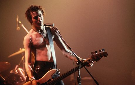 Sid Vicious, baskytarista punkov kapely Sex Pistols