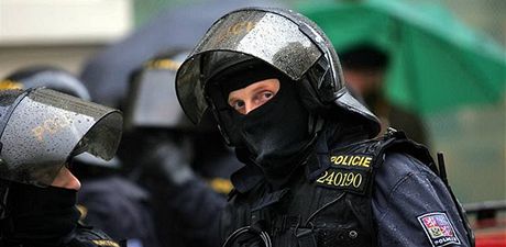 Policejní zásahová jednotka. Ilustraní foto