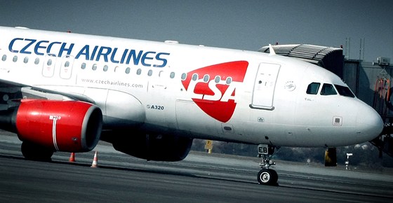 Airbus A320 společnosti ČSA (ilustrační snímek)