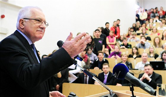 Václav Klaus podpořil zavedení školného na vysokých školách (ilustrační snímek).