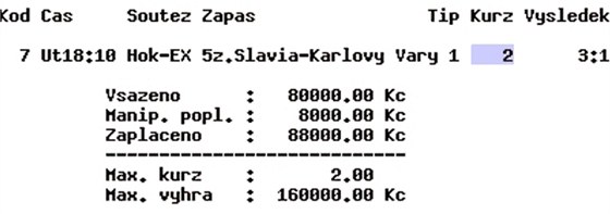 Tiket, na kter� s�zka� z N�choda vyhr�l 160 tis�c korun.