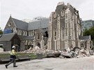 Kostel v Christchurchi poniený zemtesením (2. bezna 2011)
