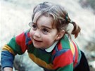 Kate Middletonová ve třech letech.