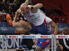 SEMIFINÁLE. Petr Svoboda ml na halovém mistrovství Evropy nejlepí u semifinále.