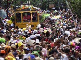 V ulicch Rio de Janeira se ve pipravuje na karneval (bezen 2011)
