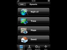 Navigace Dynavix pro iPhone