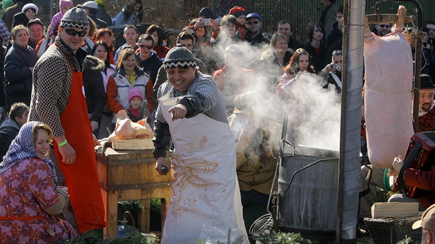 Karnevalový průvod masek v Milevsku