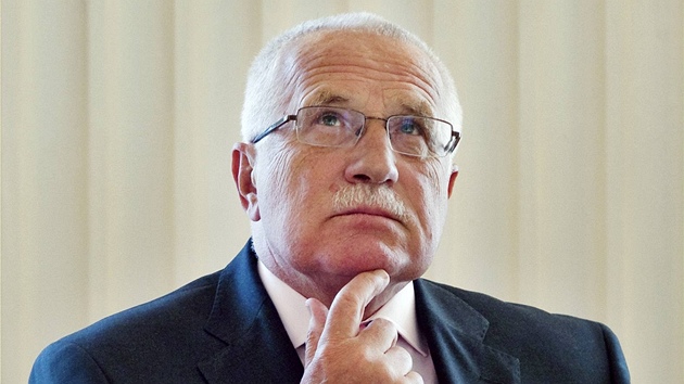 Prezident Václav Klaus.