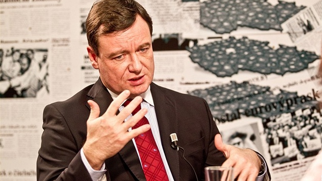 David Rath p�i rozhovoru s Barborou Tachecí